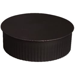 Imperial 5 in. D Steel Crimped Pipe End Cap