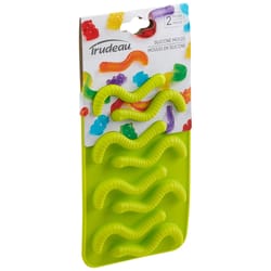 Trudeau Gummy Worms Chocolate Mold Green