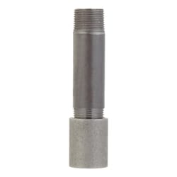 STZ Industriesv 3/4 in. MPT Black Steel 4 in. L Nipple with Coupling