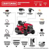 Craftsman T140 46-in. 18.5 HP Automatic Riding Lawn Mower - Ace ...