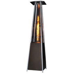 SUNHEAT 40000 BTU Propane Metal Contemporary Square Patio Heater 12 sq ft