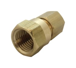 JMF Company 1/2 in. Compression X 3/8 in. D FPT Brass Adapter