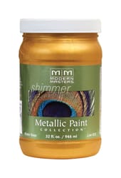 Modern Masters Shimmer Satin Iridescent Gold Metallic Paint 1 qt