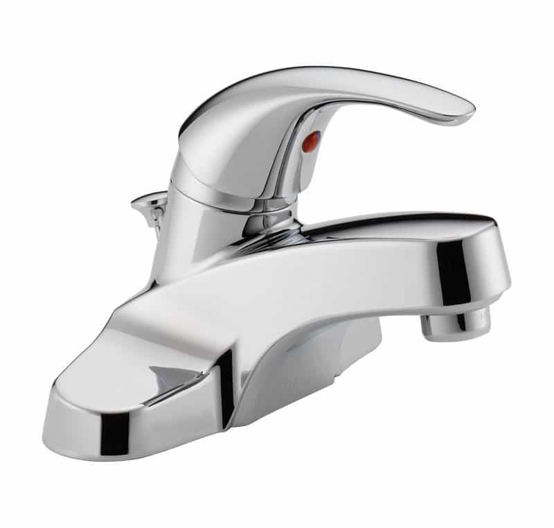Peerless Cartridge Chrome Single Handle Lavatory Faucet 4 In