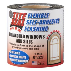 Tite Seal 6 in. W X 25 ft. L Rubber Self-Adhesive Waterproof Flashing White