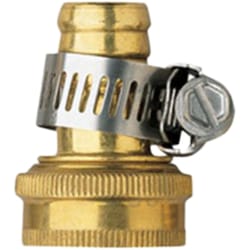 Orbit 5/8 in. Brass/Stainless Steel Threaded Female/Male Hose Mender