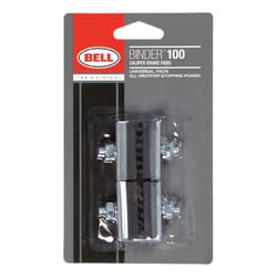 Bell Sports Binder 100 Rubber Bike Brake Pads Black/Silver