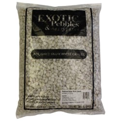 Exotic Pebbles & Aggregates Snow White Pea Gravel 20 lb