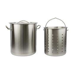 Chard Stainless Steel Deep Fryer W/Perforated Basket 24 qt