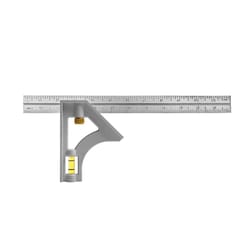 Johnson Structo-Cast 12 in. L X 4-7/8 in. H Steel Combination Square