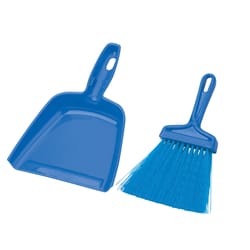 Carrand Detail Plastic Snap-On Dustpan and Brush Set