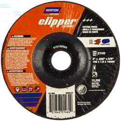 Norton Clipper 4 in. D X 5/8 in. Aluminum Oxide Classic Cut-Off Wheel 1 pk