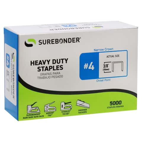 Surebonder No.3 Light Duty 5/16in Staples