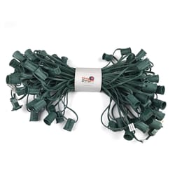 Holiday Bright Lights LED C9 String Socket Light Cord on Reel