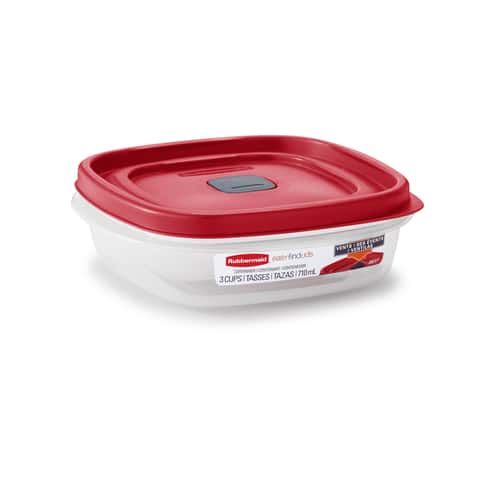 Rubbermaid Easy Find Lids Tabs Food Storage Container, 16-Piece