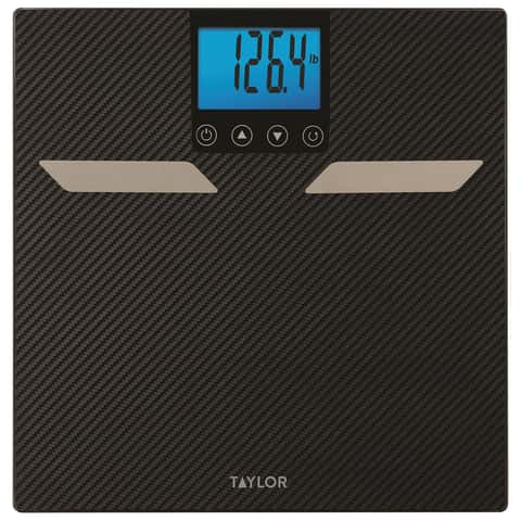 Taylor 440-lb Digital Clear Bathroom Scale in the Bathroom Scales  department at