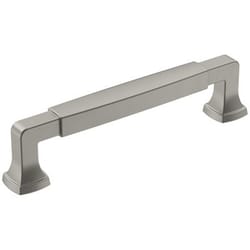 Amerock Stature Transitional Rectangle Cabinet Pull 5-1/16 in. Satin Nickel 1 pk