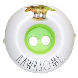 CocoNut Float Rae Dunn Multicolored Vinyl Inflatable Rawrsome Baby Float