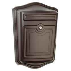 Architectural Mailboxes Maison Cast Aluminum/Galvanized Steel Wall Mount Rubbed Bronze Mailbox