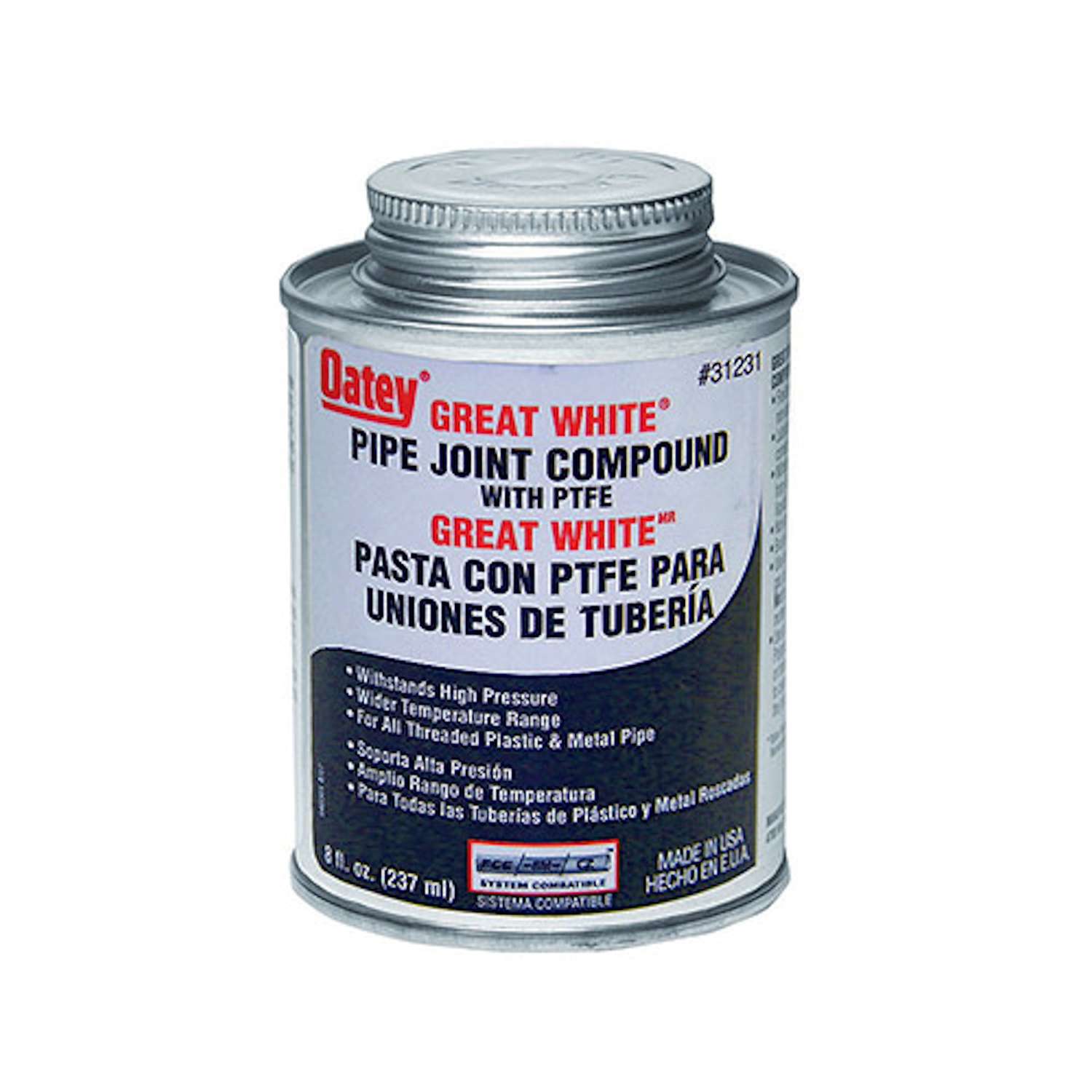 Oatey Great White White Pipe Joint Compound 16 oz. Ace Hardware