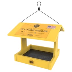 Birds Choice Cardinal Plastic Fly-Thru Hanging Tray Bird Feeder
