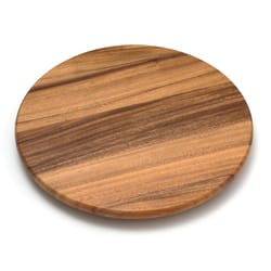 Lipper International Brown 1.25 in. H X 16 in. D Acacia Wood Kitchen Turntable