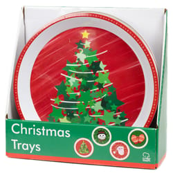 Chef Craft Multicolored Melamine Christmas Plate 11.75 in. D 1 pk