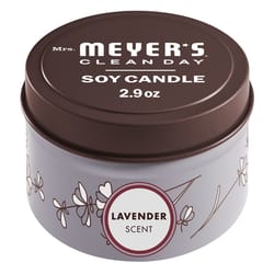 Mrs. Meyer's Clean Day White Lavender Scent Tin Candle 2.9 oz