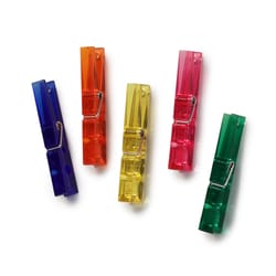 Spectrum Assorted Plastic Clothespin Clips