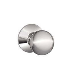 Schlage F Series Orbit Bright Chrome Passage Knob 1-3/4 in.