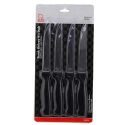 Chef Craft 4.5 in. L Stainless Steel Steak Knife Set 4 pc
