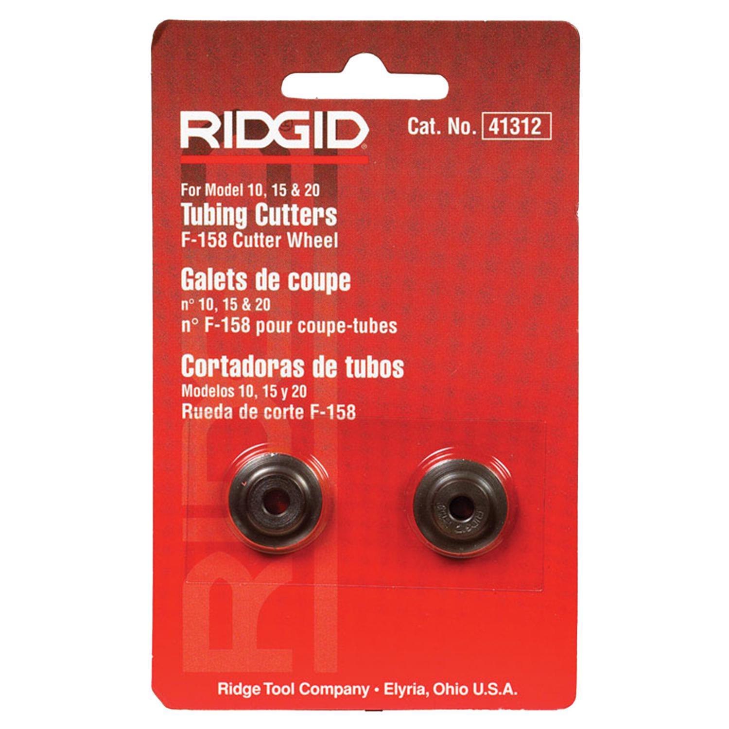 Photos - Other for Construction Ridgid Replacement Cutter Wheel Black 2 pc 41312 