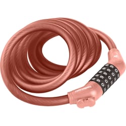 Retrospec Steel Cable Bike Lock Matte Blush