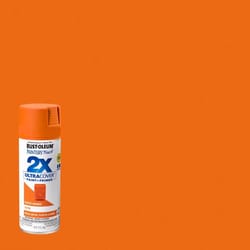 Rust-Oleum Painter's Touch 2X Ultra Cover Satin Rustic Orange Paint+Primer Spray Paint 12 oz