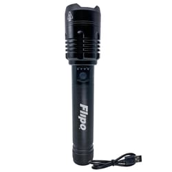 Flipo Stinger 10000 lm Black LED Flashlight 26650 Battery