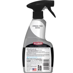 Weiman Floral Scent Stainless Steel Cleaner & Polish 12 oz Liquid