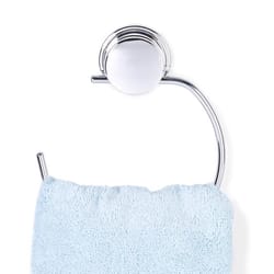Better Living Products Stick N Lock Plus Chrome Silver Toilet Paper Holder