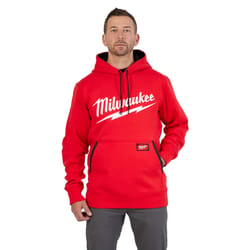 Milwaukee FreeFlex XXL Long Sleeve Unisex Hooded Hoodie Red