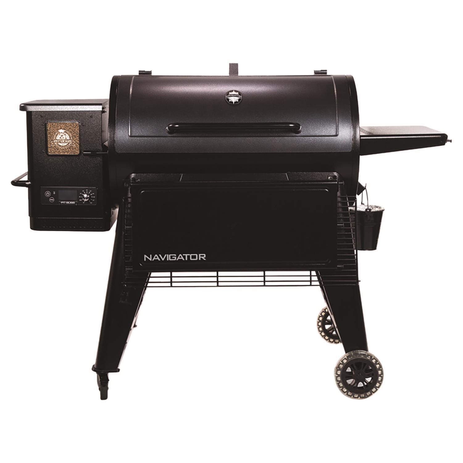 Pit Boss Navigator 1150G Wood Pellet Grill and Smoker Black by Pit Boss