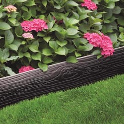 Master Mark Terrace Board 40 ft. L X 4 in. H Plastic Black Lawn Edging