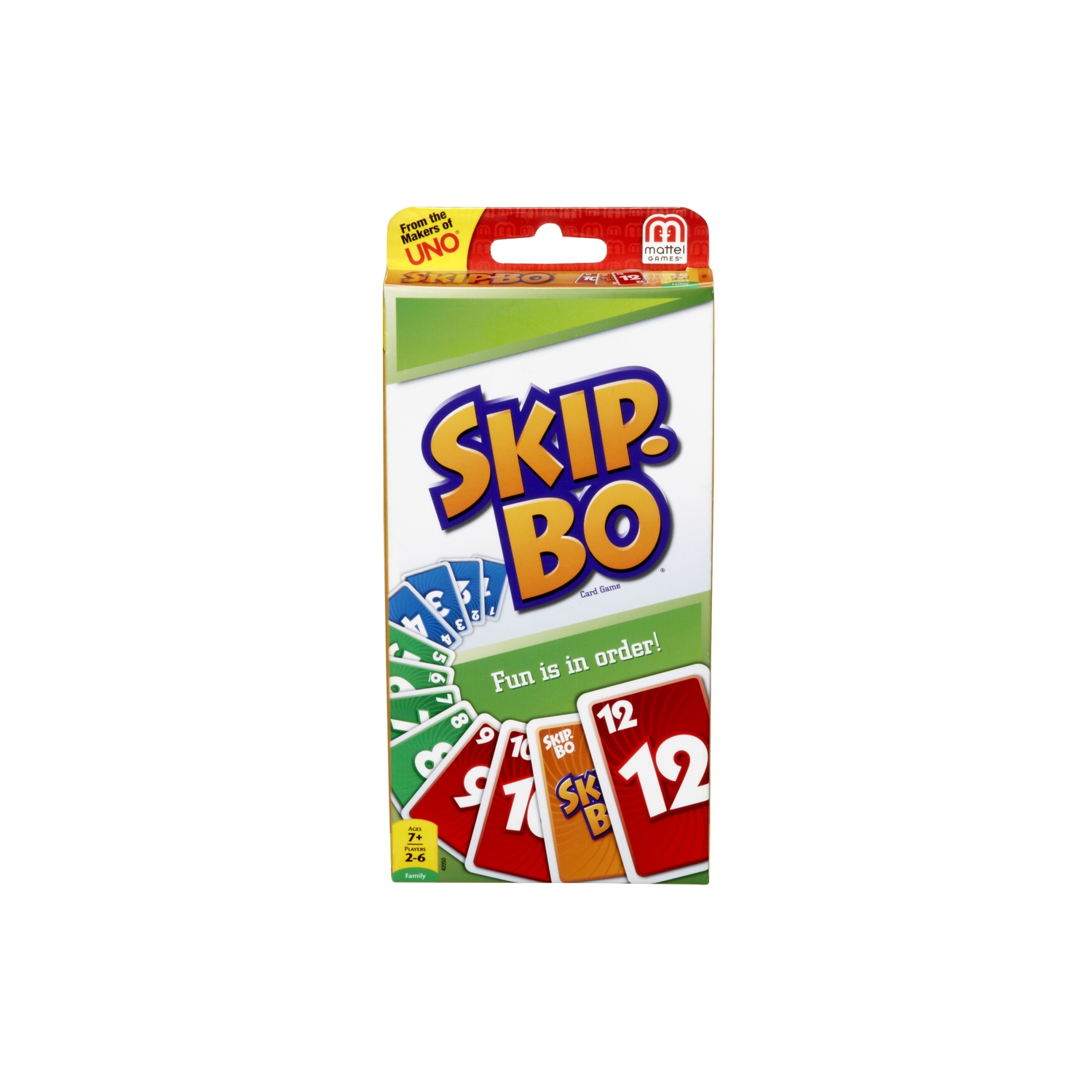 Photos - Other interior and decor Mattel Skip-Bo Card Game Cardboard Multicolored 162 pc 42050 