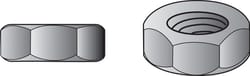 HILLMAN 3/8 in. Zinc-Plated Steel USS Hex Nut 1 pk