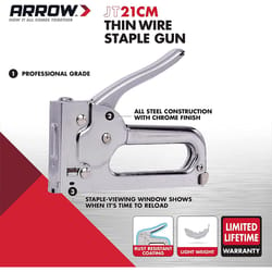 Arrow 7/16 in. Narrow Staple Gun JT21