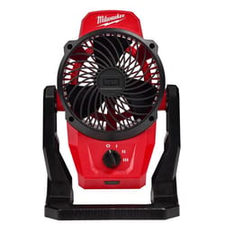 Milwaukee M12 13 in. H X 6 in. D 3 speed Cordless Jobsite Fan