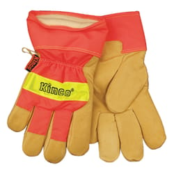 Kinco Men's Outdoor Hi-Viz Work Gloves Orange XL 1 pair