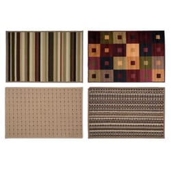 Kane Home 20 in. W X 32 in. L Assorted Polyester Accent Rug