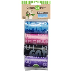 Clean Go Pet Plastic Disposable Pet Waste Bags 8 pk