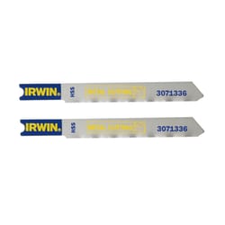 Irwin Marathon 3 in. Bi-Metal U-Shank Jig Saw Blade 36 TPI 2 pk