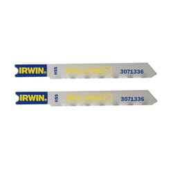 Irwin Marathon 3 in. Bi-Metal U-Shank Jig Saw Blade 36 TPI 2 pk