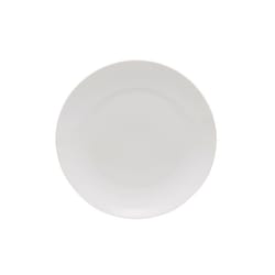 Layla White Porcelain Coupe Dinner Plate Dinner Plate 10.5 in. D 4 pc